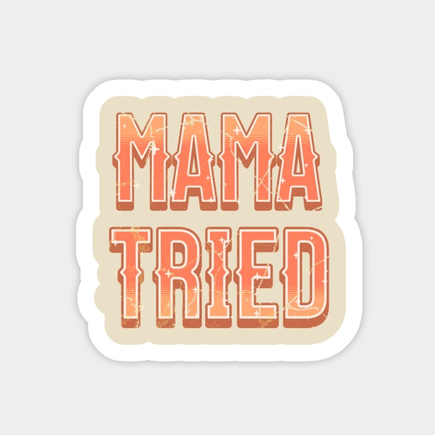 Mama vintage Sticker by FlayingDutchman